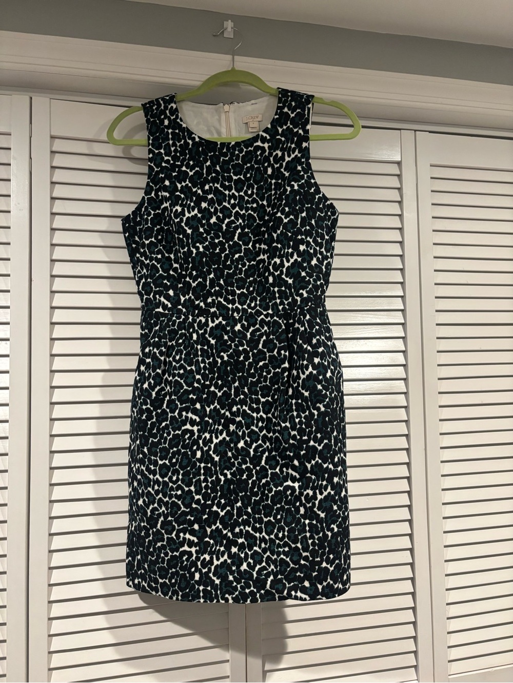J.Crew leopard dress